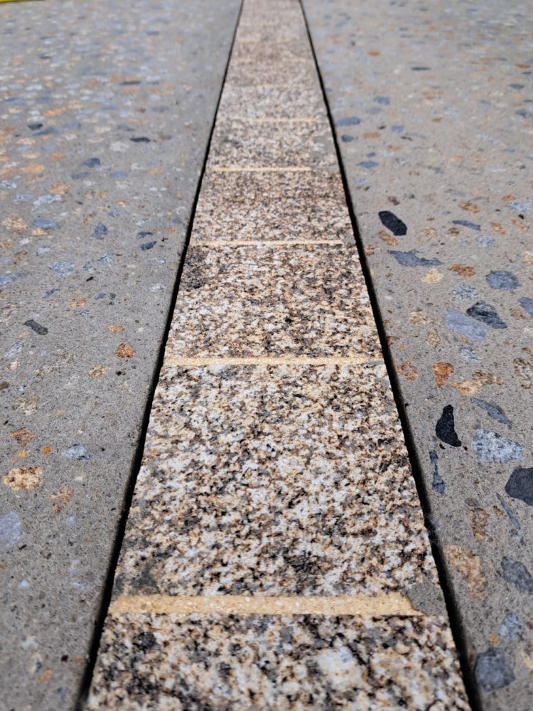 béton érodé